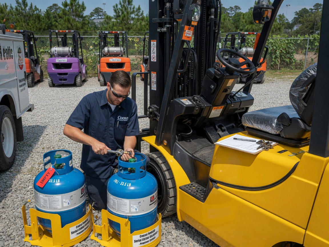 Propane Forklift Rental services